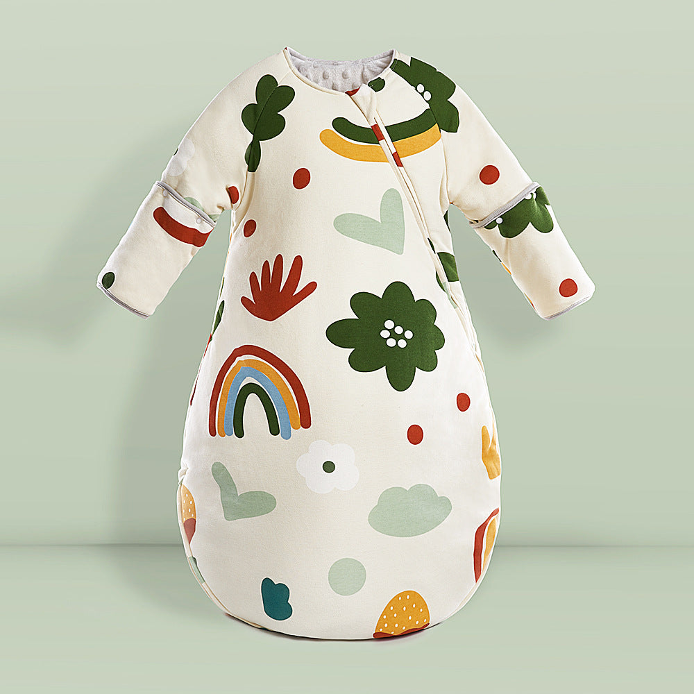 Children's Thickened Velvet Anti-Kick Sleeping Bag