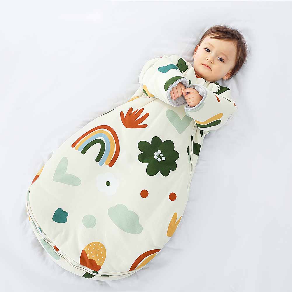 Children's Thickened Velvet Anti-Kick Sleeping Bag