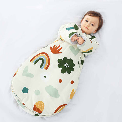 Children's Thickened Velvet Anti-Kick Sleeping Bag