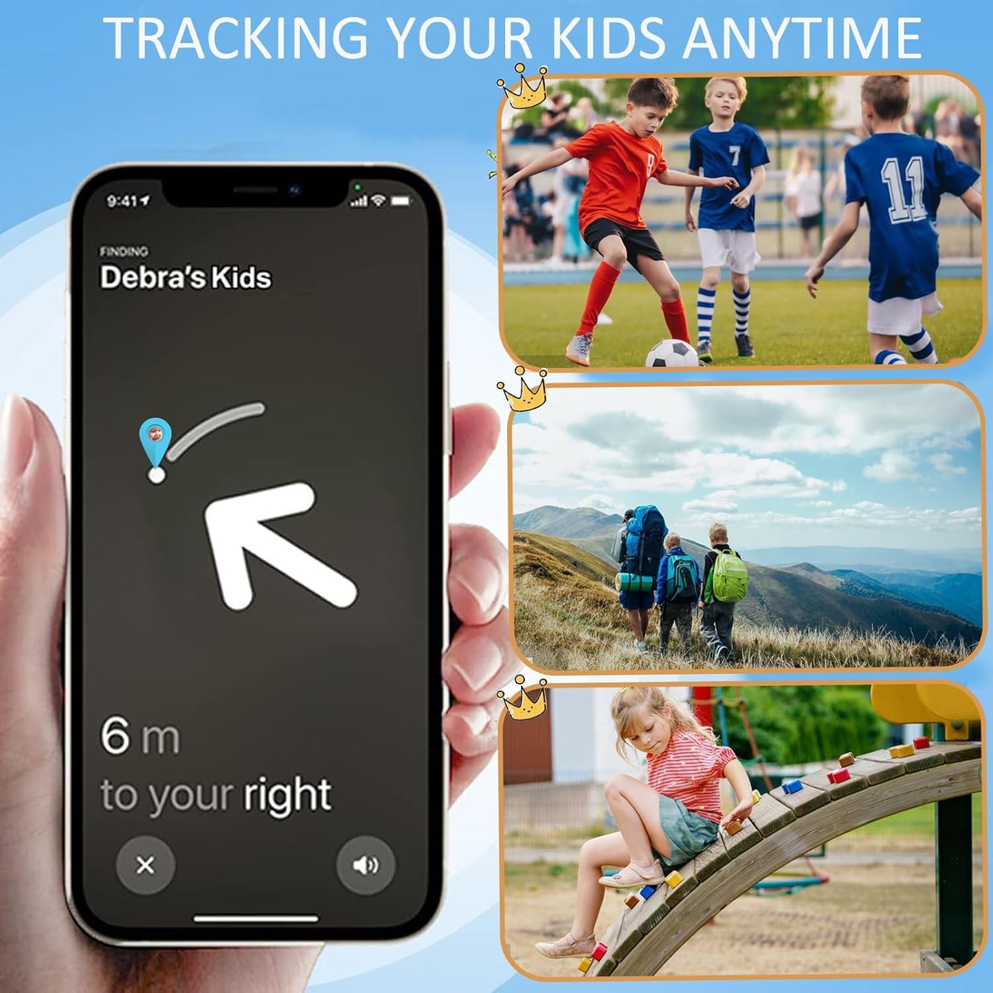 AirTag-Schuhsohle Kids