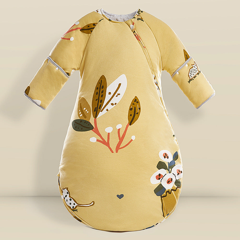 Children's Thickened Velvet Anti-Kick Sleeping Bag