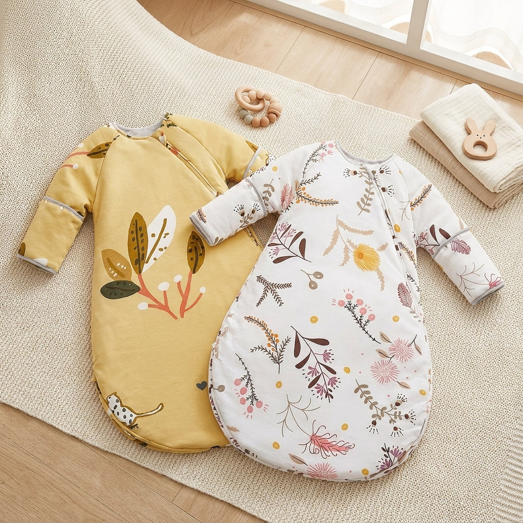 Children's Thickened Velvet Anti-Kick Sleeping Bag