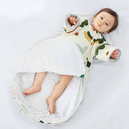 Children's Thickened Velvet Anti-Kick Sleeping Bag