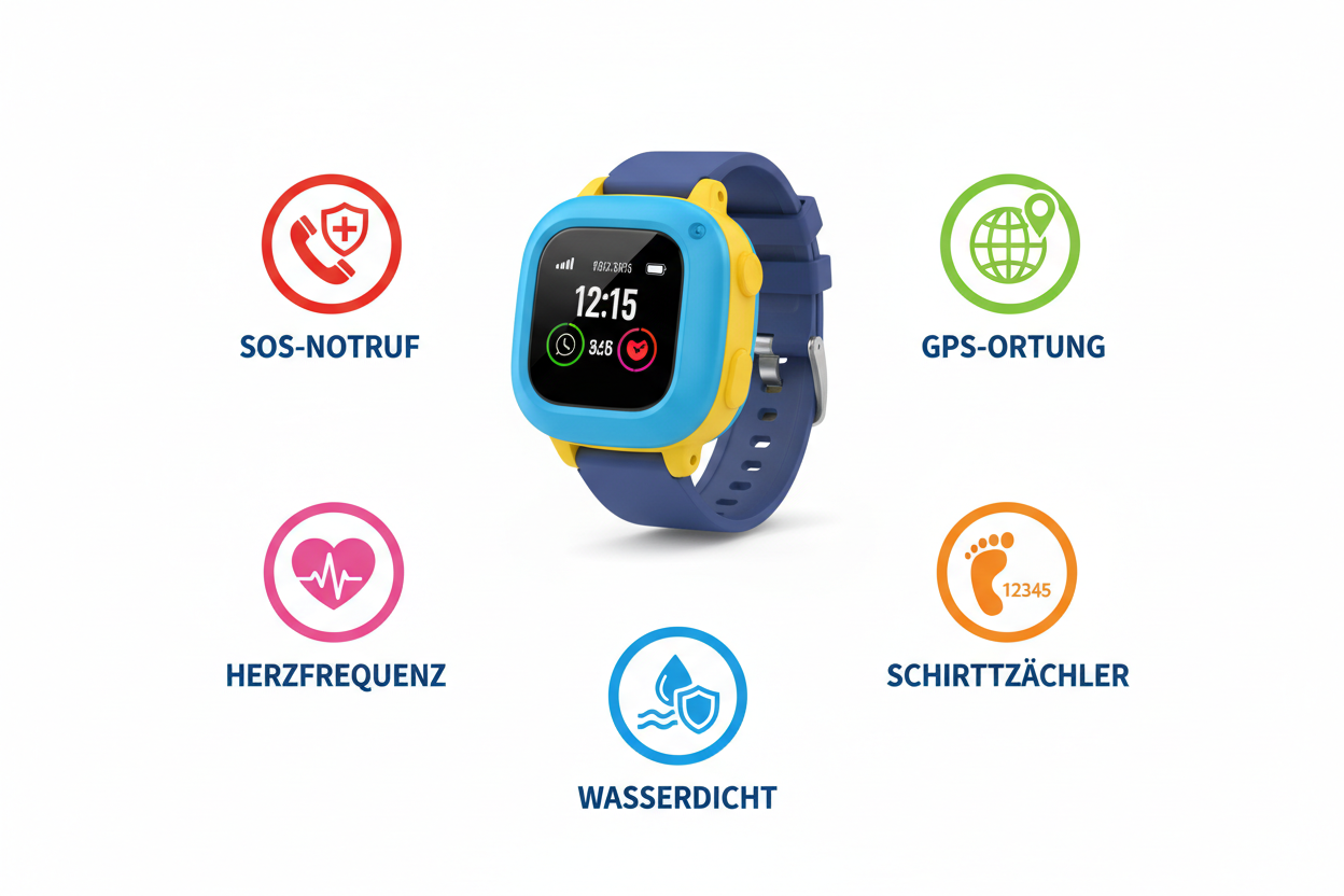 Smartwatch Funktionen auf Deutsch
