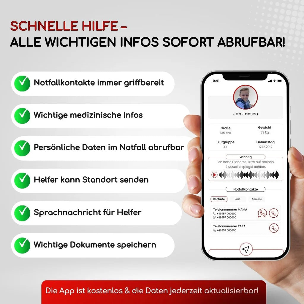 SOS Notfall-Armband Kids   CODE : https://www.help-mee.de/miriam-nadine