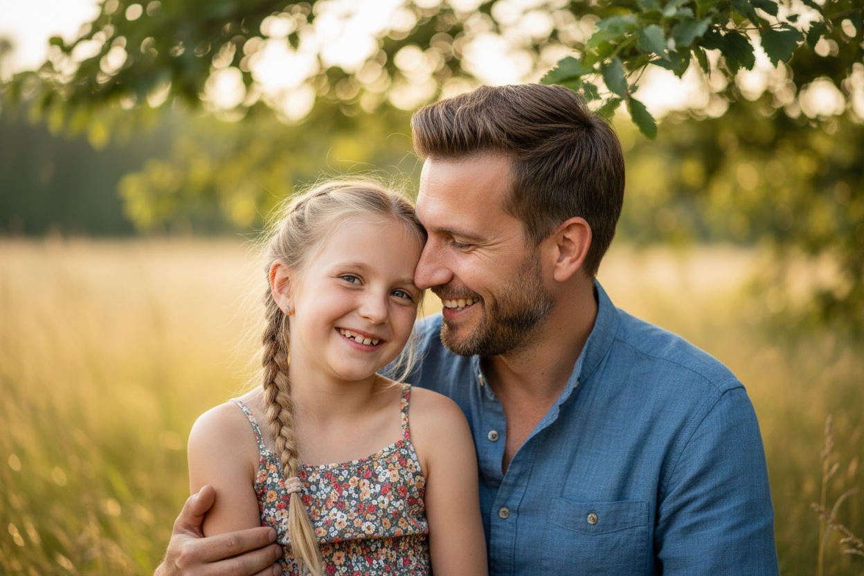 Vater mit Tochter